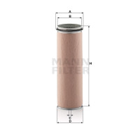 Фильтр воздушный MANN-FILTER CF 1600